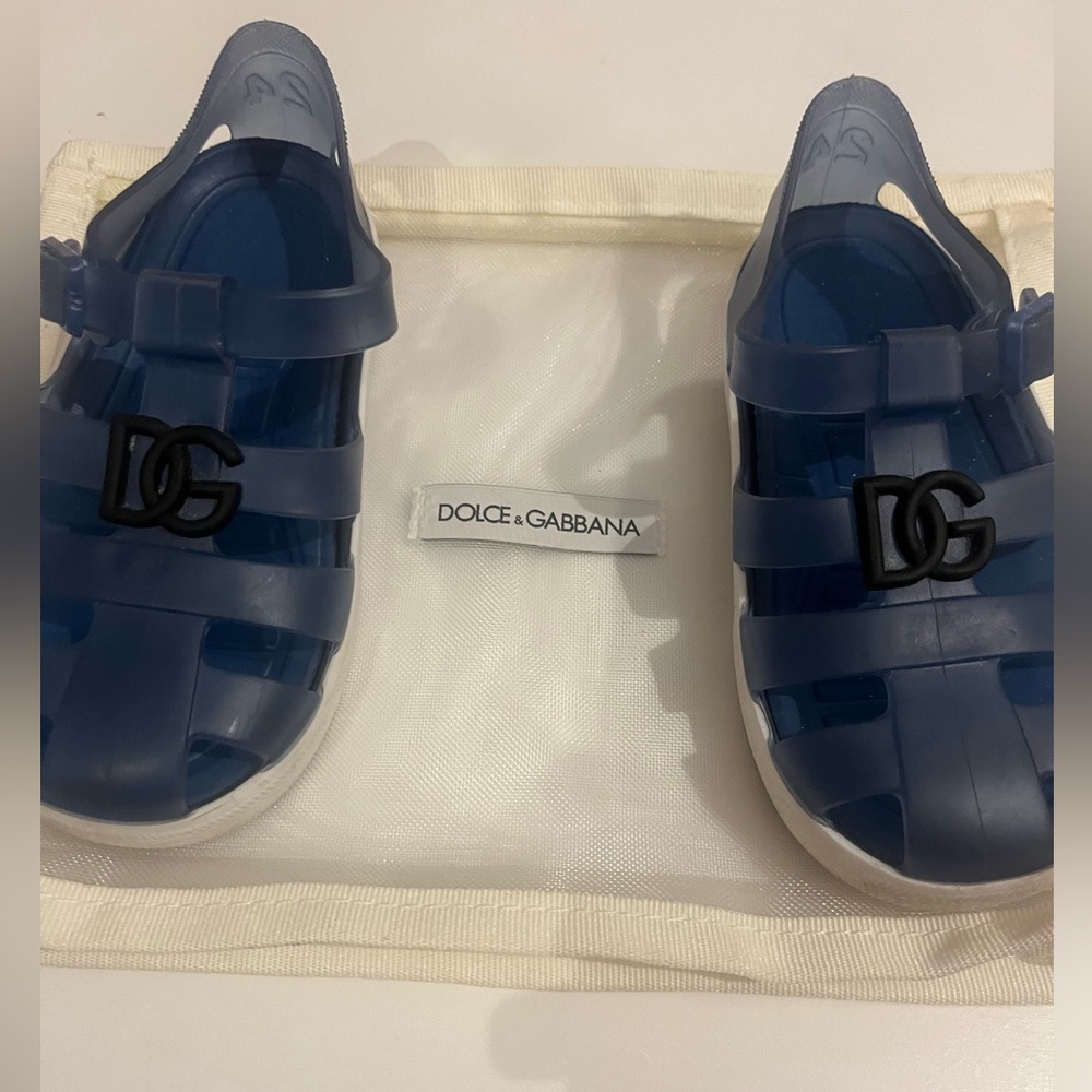 Dolce &Gabbana caged-toe jelly shoes